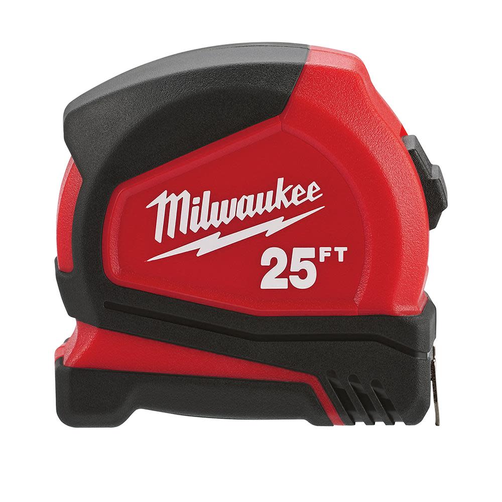 Milwaukee 25 ft. Compact Tape Measure - Flockneti