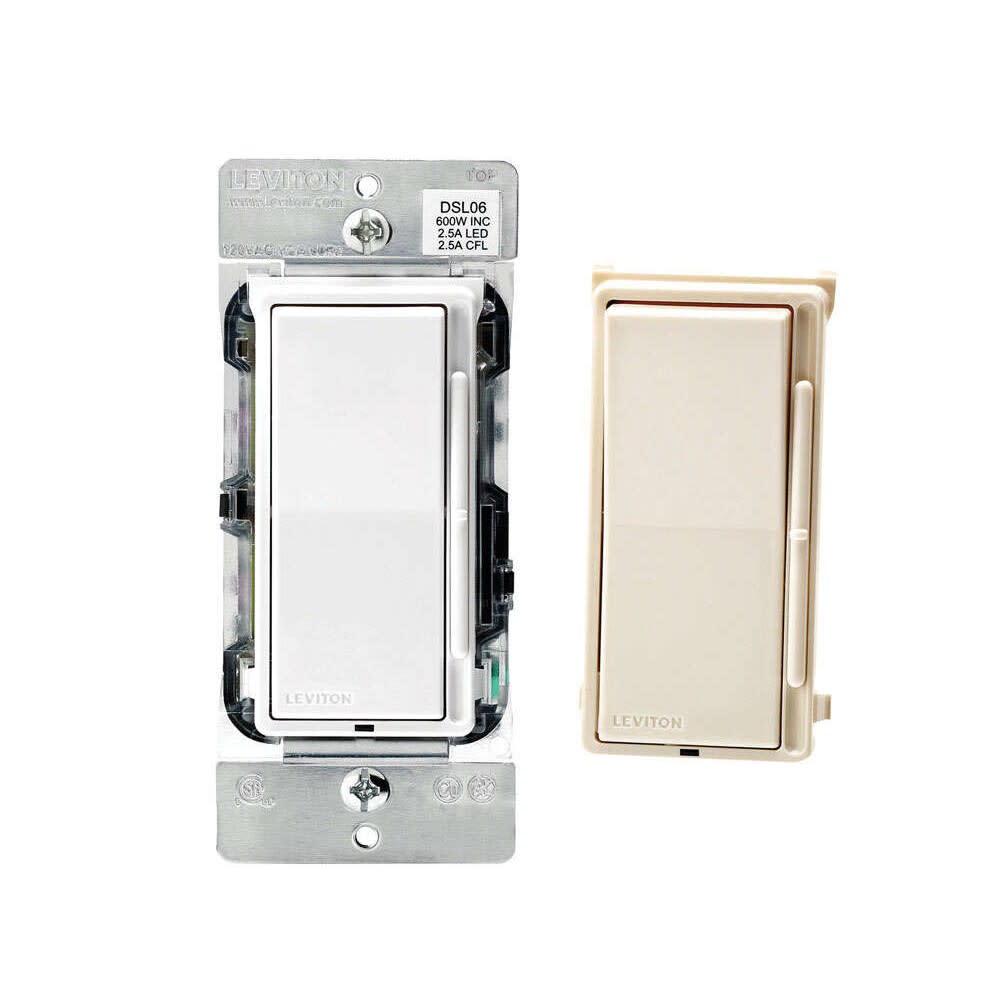 Leviton Decora Switch 600W Multi-Colored Rocker Dimmer - Flockneti
