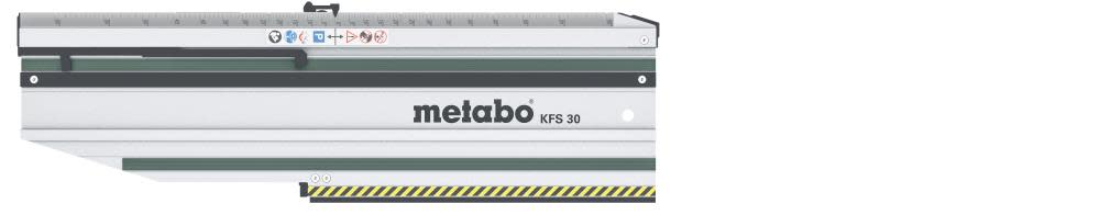 Metabo KFS 30 Cross Cut Guide Rail - Flockneti