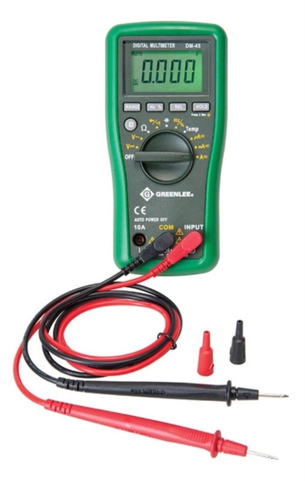 Greenlee Cat III 600 V Auto-Ranging Digital Multimeter - Flockneti