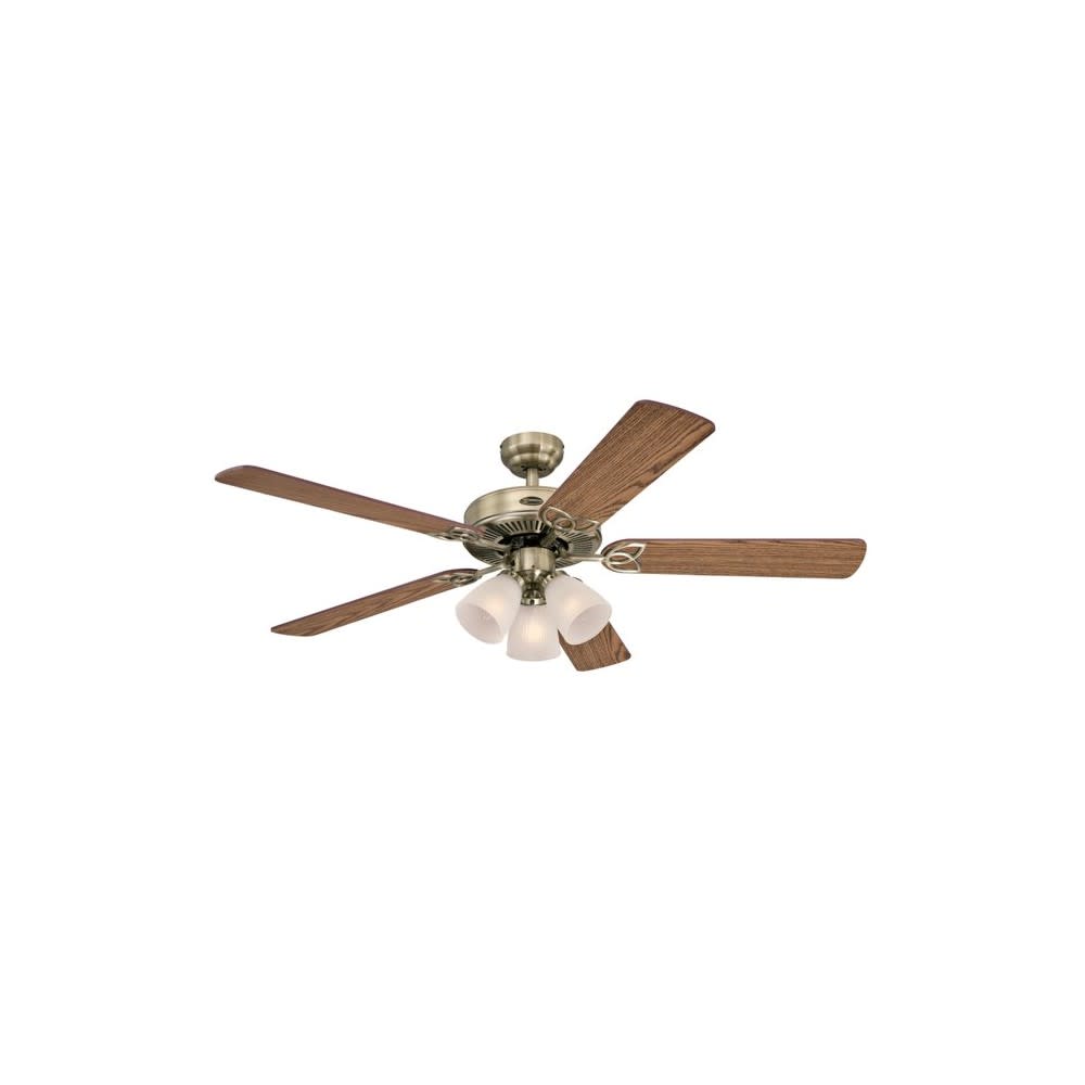 Westinghouse 52″ Vintage Brass Indoor Ceiling Fan - Flockneti