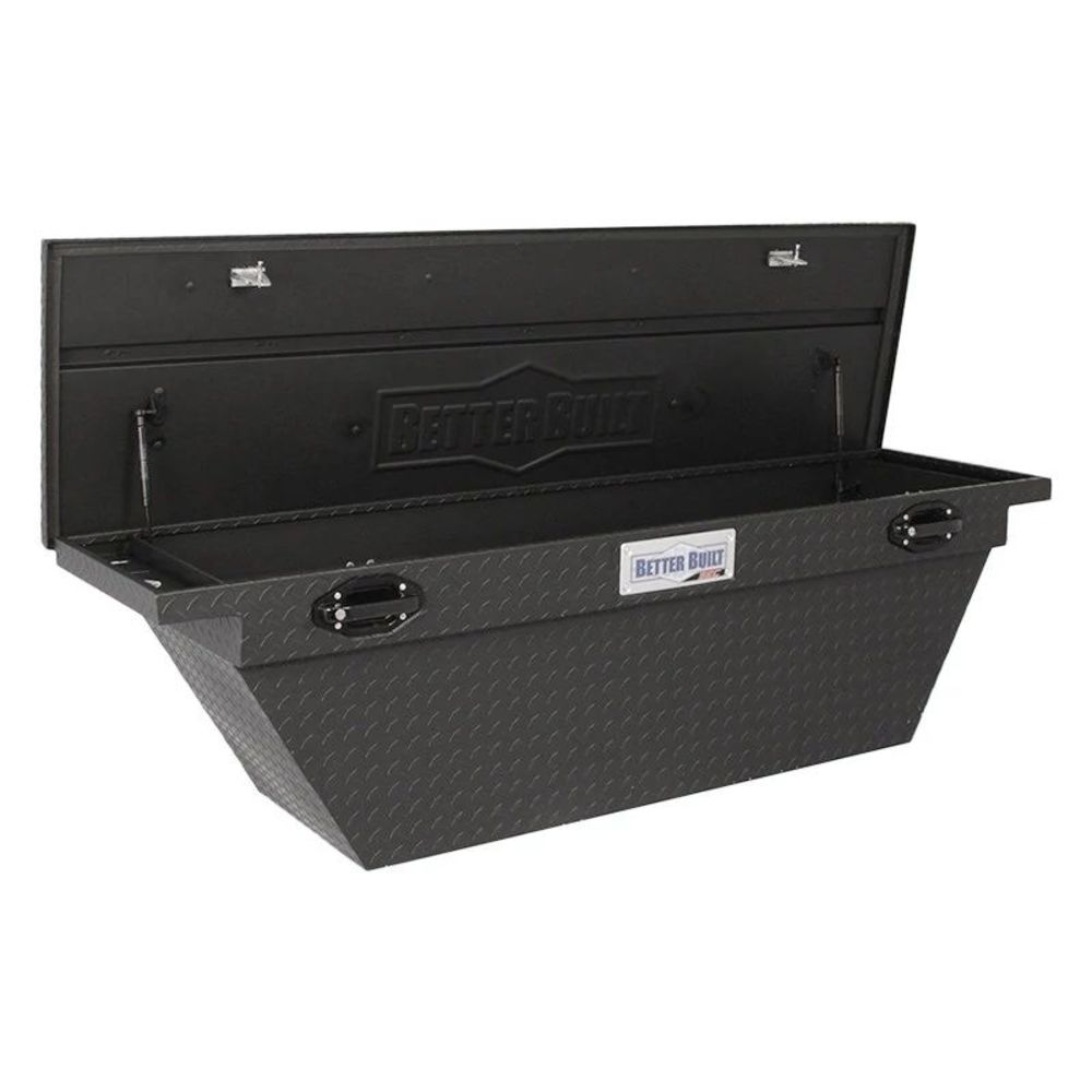Better Built 63″ Saddle Truck Box Low-Profile Wedge Textured Black - Flockneti
