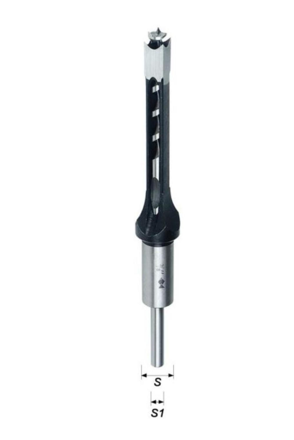 Fisch Mortise Chisel & Bit Set 1/2″ Diameter x 5/8″ x 7 1/4″ Overall Length - Flockneti