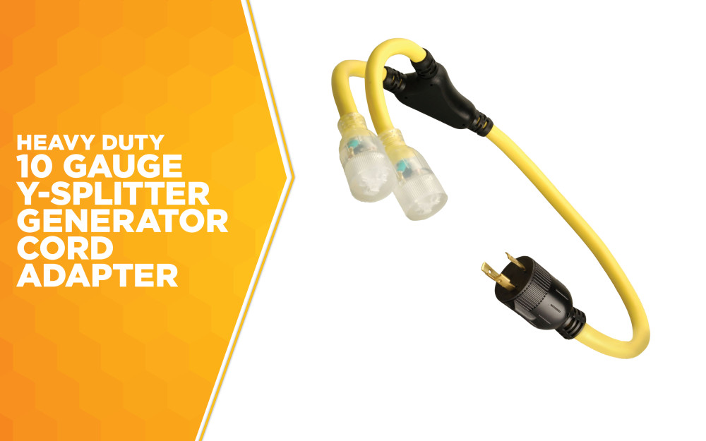 Southwire Generator Power Cord Y Adapter 10/3 STOW 3′ - Flockneti