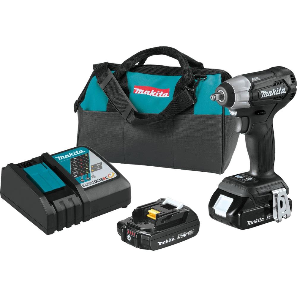 Makita 18V LXT Sub Compact 3/8″ Sq Drive Impact Wrench Kit - Flockneti