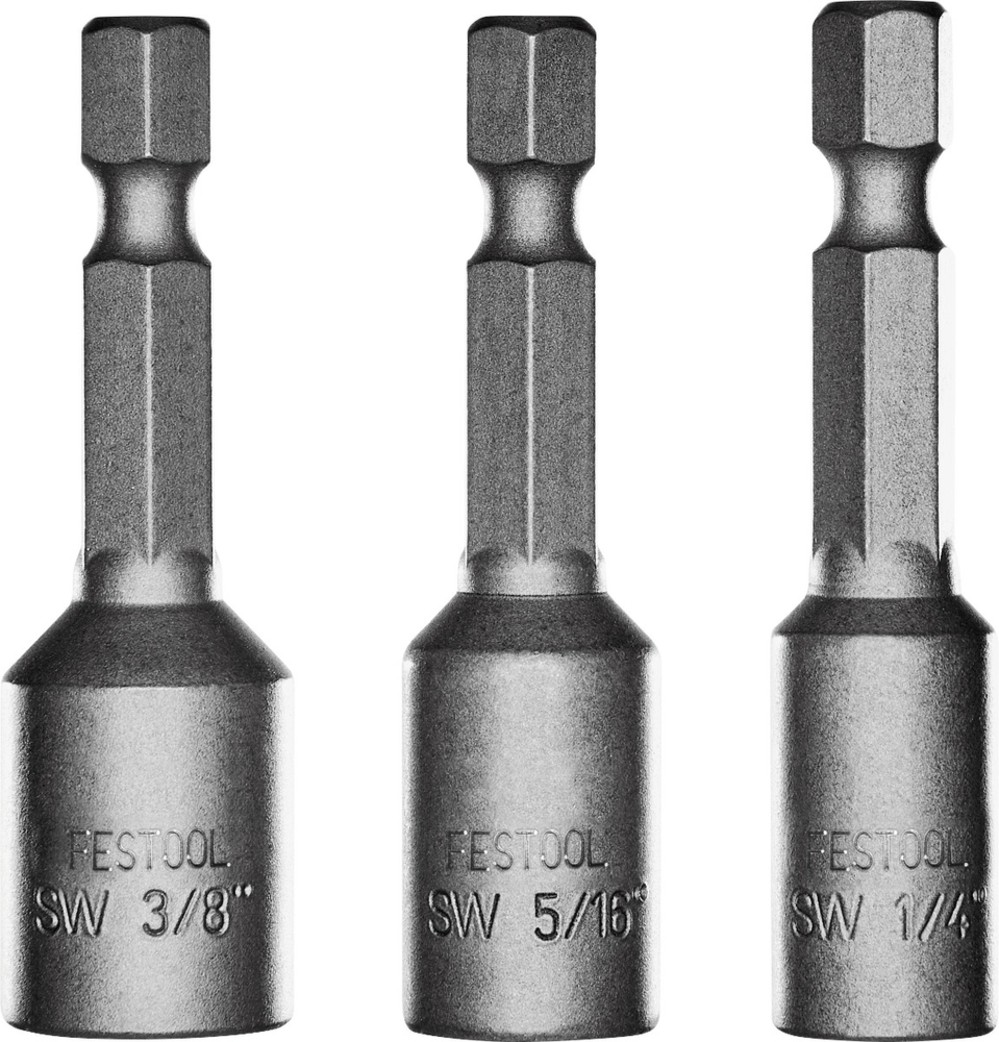Festool 3-Piece Socket Spanner Nut Driver Set - Flockneti