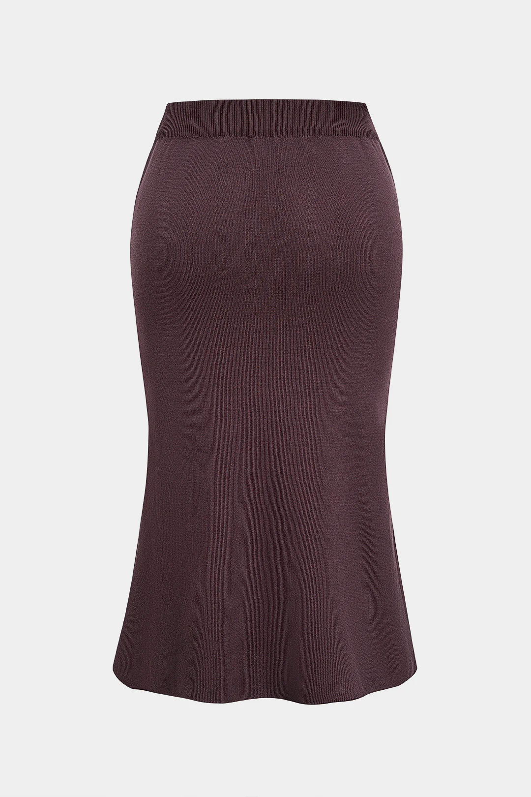 Plus Size Knit Metallic Decor Skirt - Flockneti