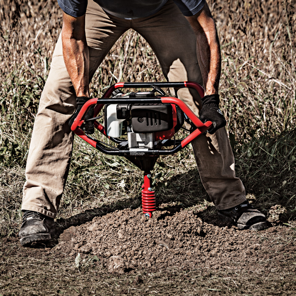 Earthquake Dually 1 or 2-Person Earth Auger Powerhead – 52cc 2-Cycle Viper Engine - Flockneti