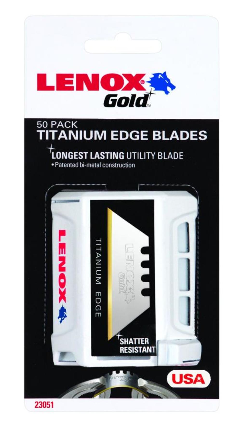 Lenox 50-Pack 1.5-in Carbon Steel Straight Replacement Utility Blades - Flockneti