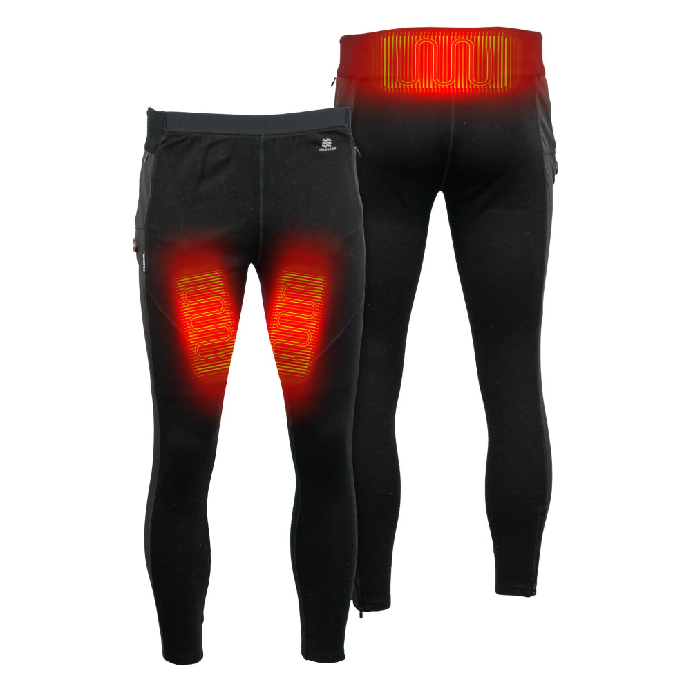 Mobile Warming Merino Heated Baselayer Pant Mens 7.4V Black XL - Flockneti