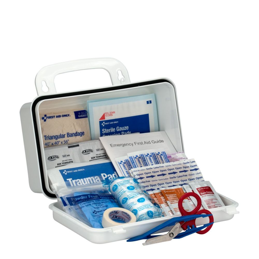 First Aid Only Contractor First Aid Kit 10 Person Plastic Case - Flockneti