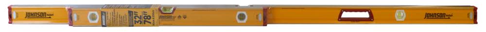 Johnson Level 32 In. & 78 In. Heavy Duty Aluminum Box Level Door Jamb Set - Flockneti