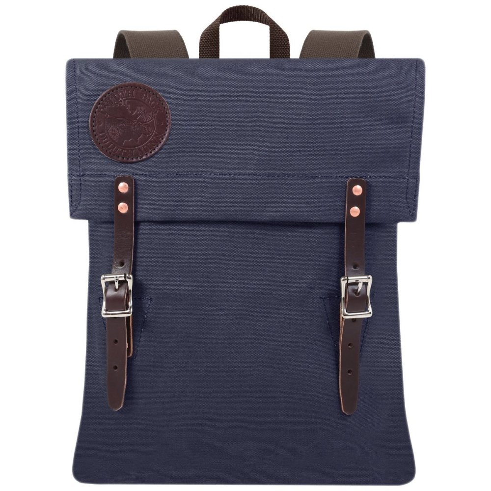 Duluth Pack 16 Liter Capacity Navy Canvas Scout Pack - Flockneti