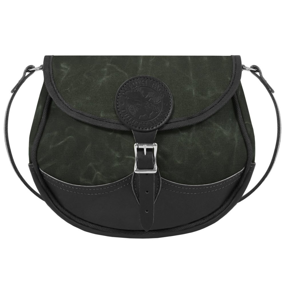 Duluth Pack 3 Liters Capacity Waxed Olive Drab Medium Deluxe Shell Purse - Flockneti