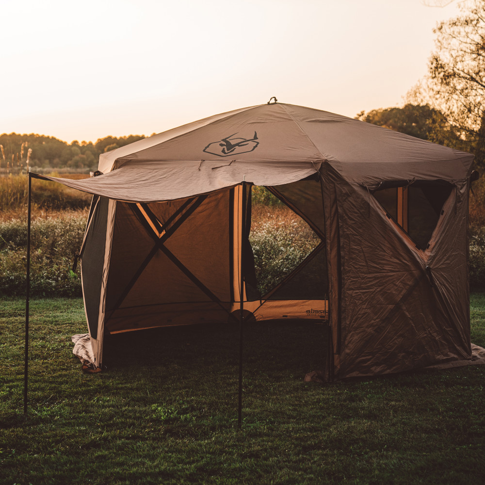 Gazelle G6 Gazebo Deluxe 6 Sides 92sqft - Flockneti