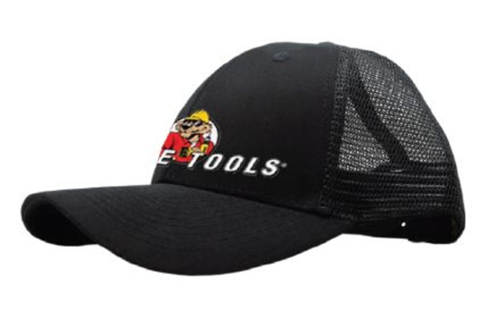 ACME TOOLS Mesh Back Cap Jet Black OSFM - Flockneti