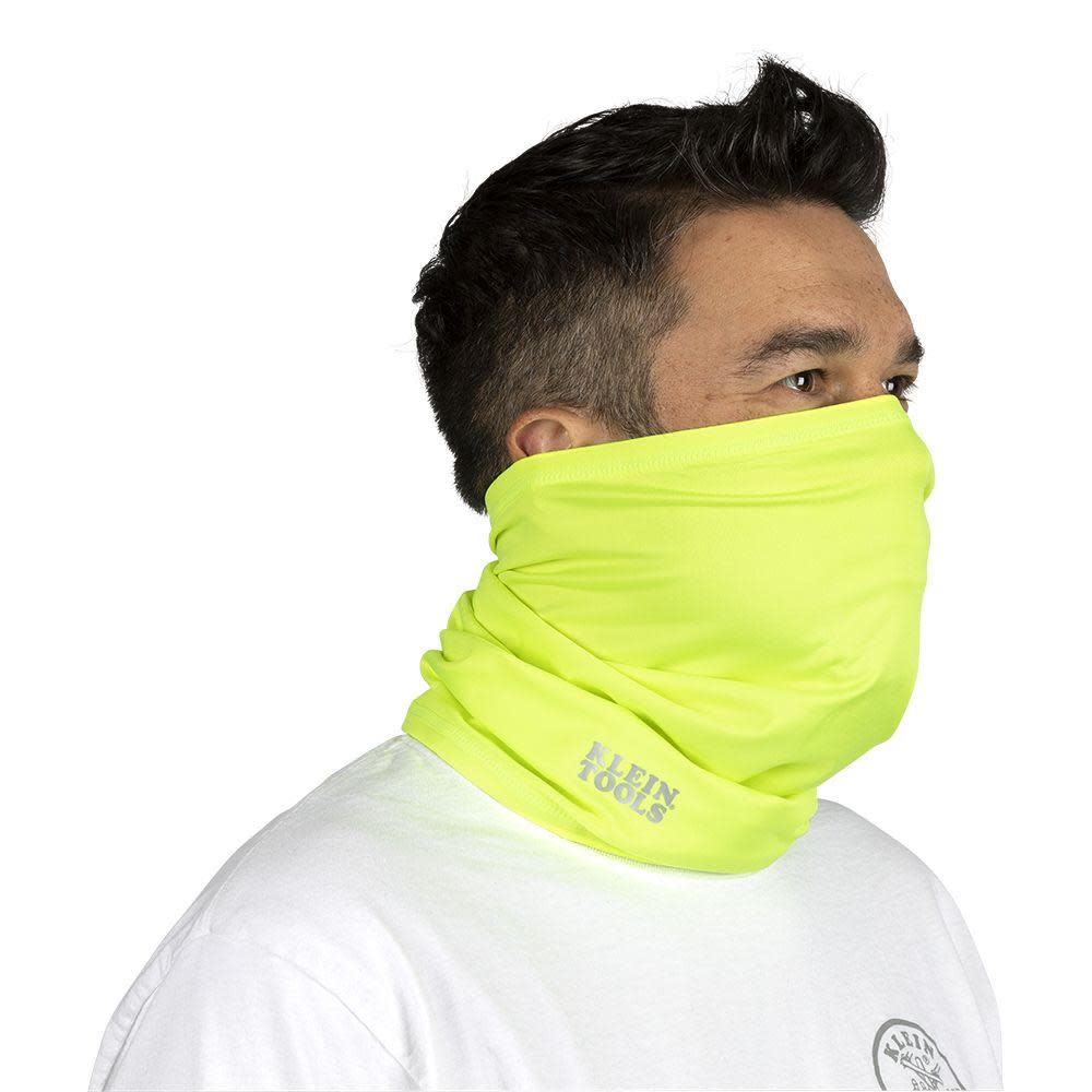 Klein Tools Cooling Neck and Face Band Hi-Viz Yellow - Flockneti