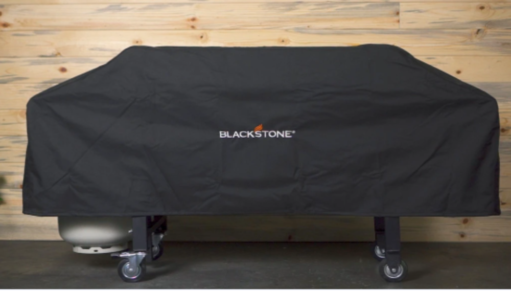 Blackstone Heavy Duty 600D Polyester All Weather Cover for the 36 Griddle includes Double Layer Fabric with Reinforced Corners and Impact-Resistant Buckles 1528B - Flockneti