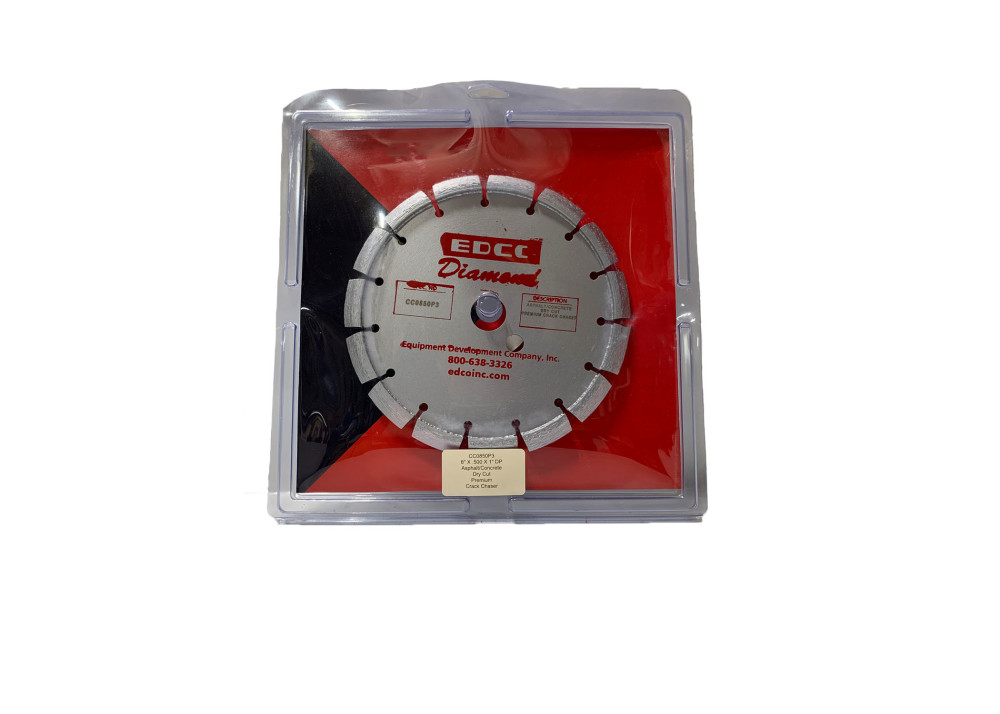 Edco 8 x .500 x 1″ V-Grooved Diamond Blade – Cured - Flockneti