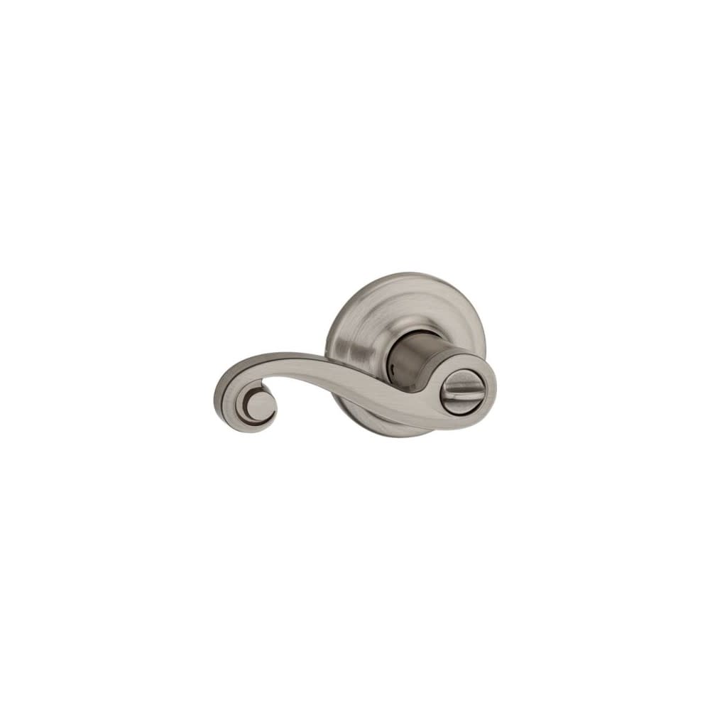 Kwikset Satin Nickel Signature Series Keyed Entry Lido Door Lever - Flockneti