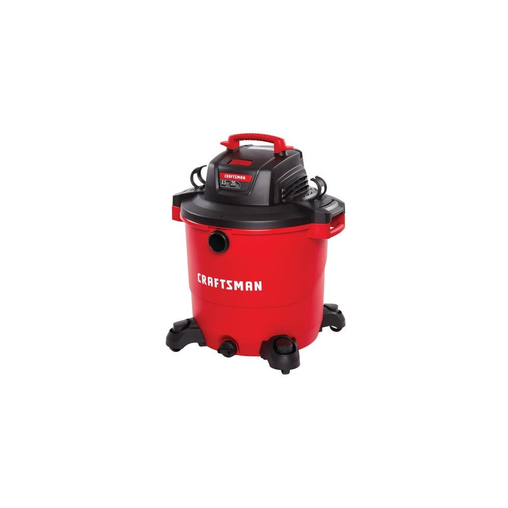 Craftsman Wet/Dry Vacuum 20 Gallon Corded 120V 6.5HP Peak - Flockneti