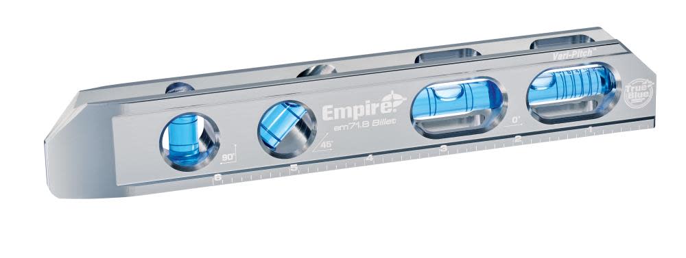 Empire Level 8 in. True Blue Magnetic Billet Torpedo Level - Flockneti