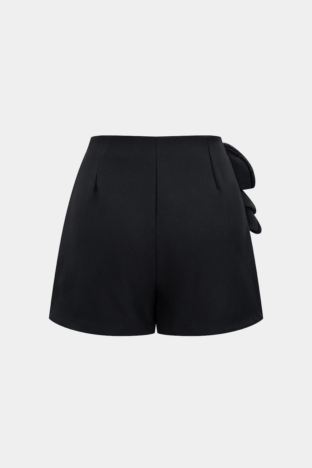 Solid Pleated High Waist Skirt - Flockneti