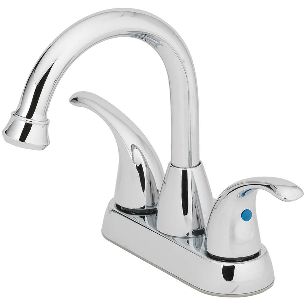 Oakbrook Coastal Bathroom Sink Faucet Two Handle Chrome - Flockneti