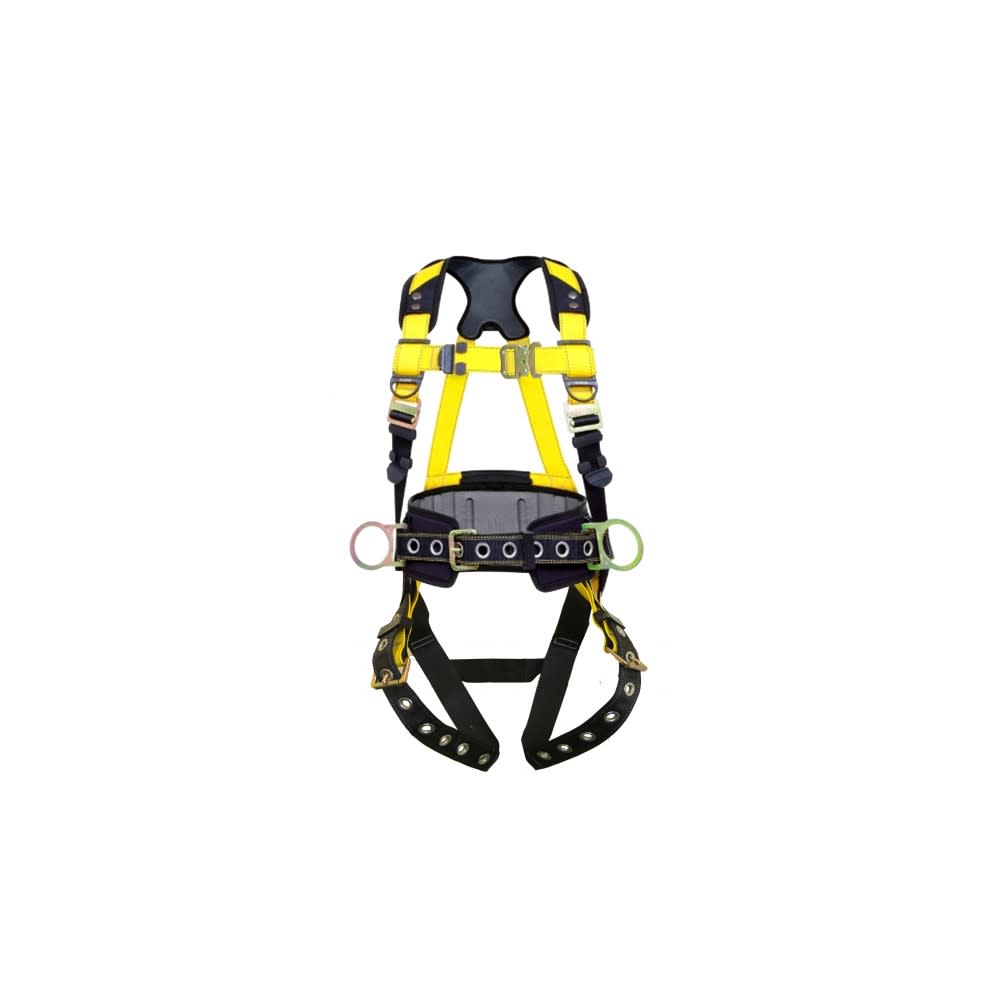 Guardian Fall Protection XXXL Series 3 Full-Body Harness with Side D-Ring - Flockneti