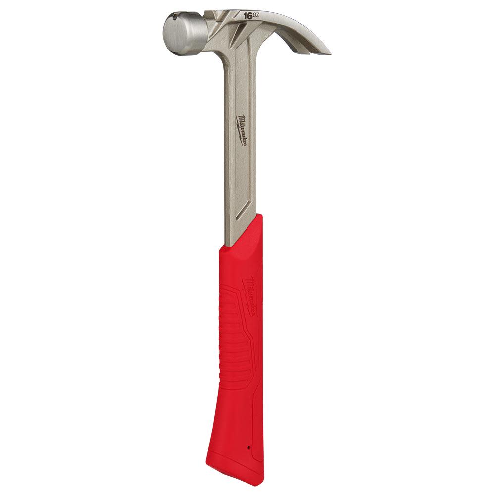 Milwaukee 16oz Smooth Face Hybrid Claw Hammer - Flockneti