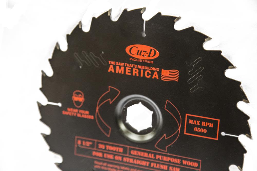 Cuz-D 20 Tooth Carbide Tipped Blade - Flockneti