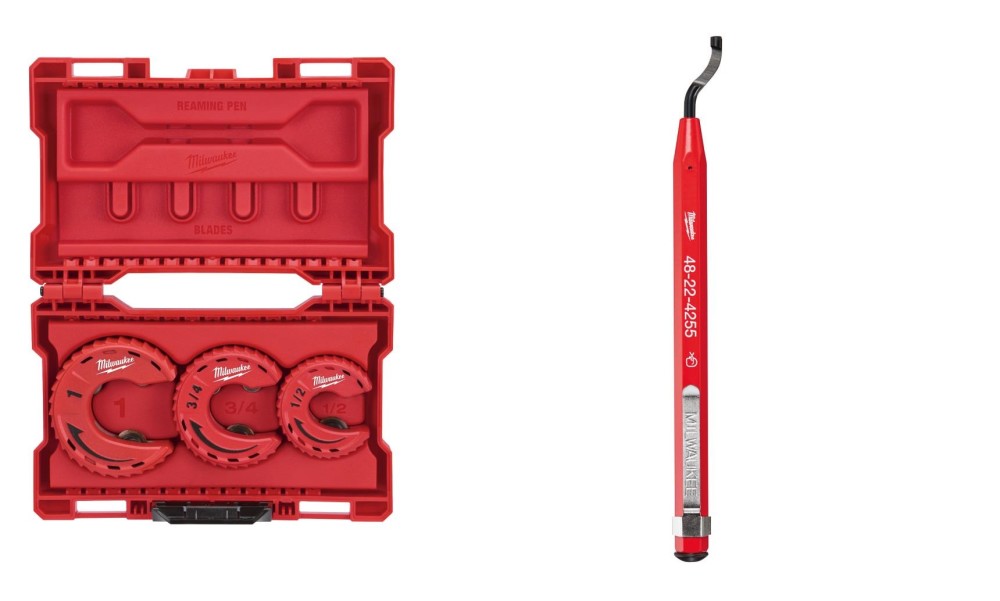 Milwaukee Tubing Cutter 3pc Tool Set & Reaming Pen Bundle - Flockneti