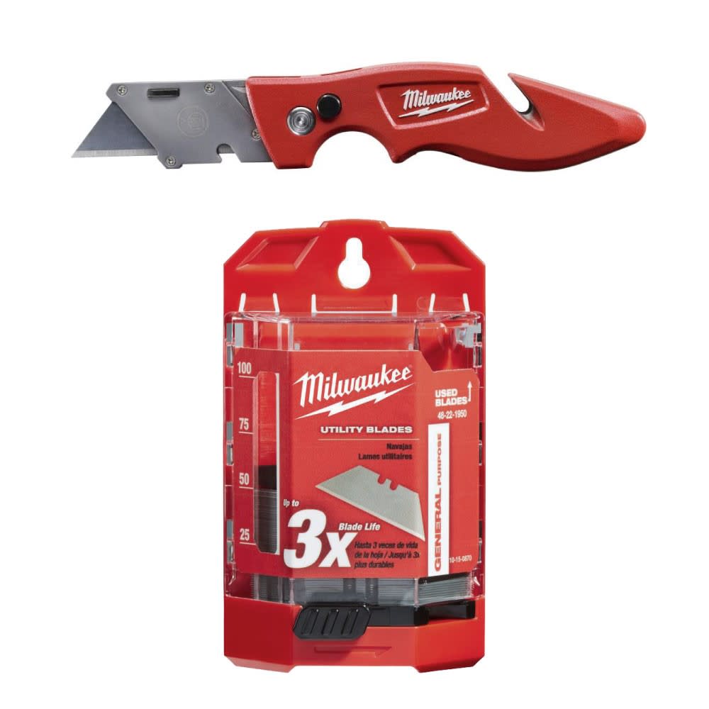 Milwaukee Fastback Flip-Blade Utility Knife - Flockneti