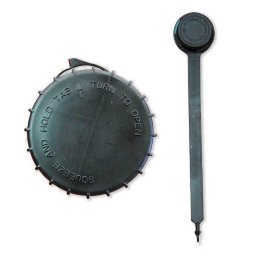 Surecan Replacement 2.2 Gallon Tether/Spout Cap & Back Cap - Flockneti