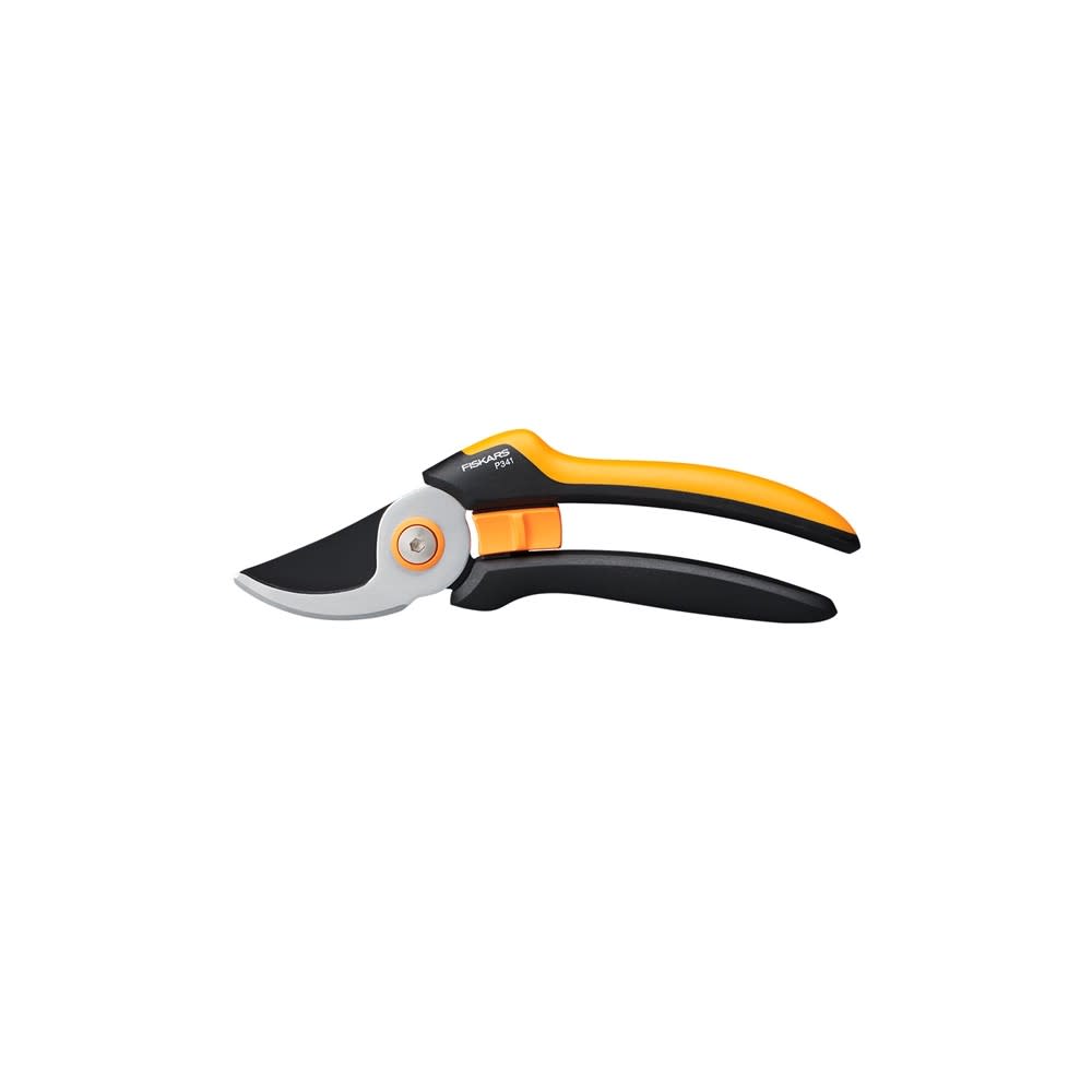 Fiskars Solid Steel Blade P341 Pruner with Softgrip Handle - Flockneti