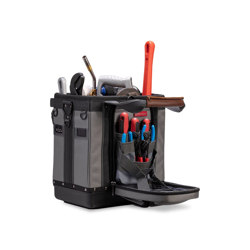 Veto Pro Pac 70 Lbs Large Gray Open Top Plumbing Bag - Flockneti