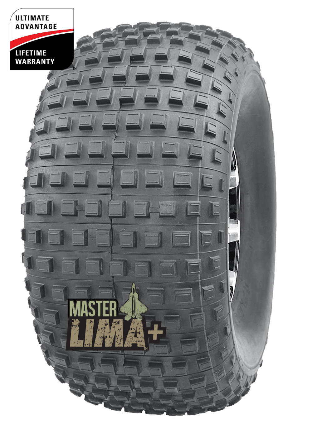 Master ATV 25×12.00-9 4P TL Lima+ ATV Tire (Tire Only) - Flockneti