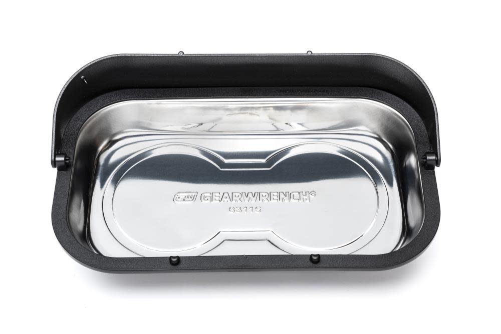 GEARWRENCH 9-1/2″ Rectangular Universal Magnetic Parts Tray - Flockneti