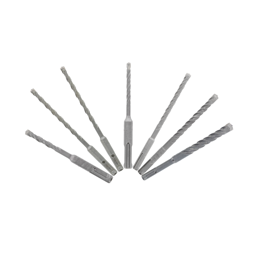 Diablo Tools 7pc Rebar Demon SDS-Plus 4-Cutter FCH Hammer Bit Set (7-Piece) - Flockneti