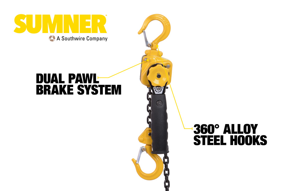 Sumner Lever Hoist 1/4 Ton with 5′ Chain Fall - Flockneti