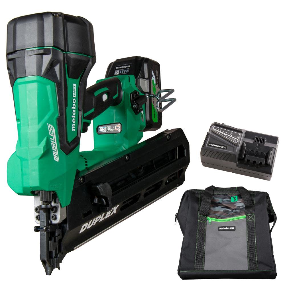 Metabo HPT 36V MultiVolt Forming Nailer 3 1/2″ Cordless Kit - Flockneti