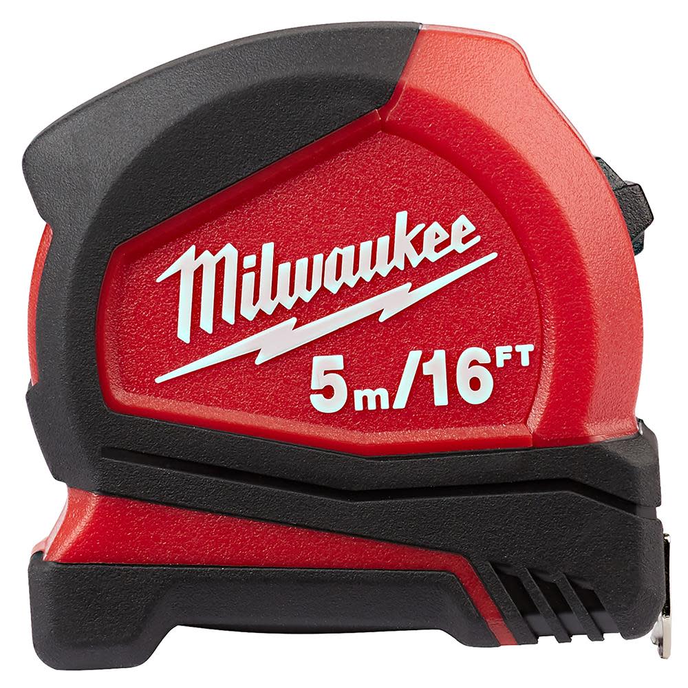 Milwaukee 5 m/16 ft. Compact Tape Measure - Flockneti