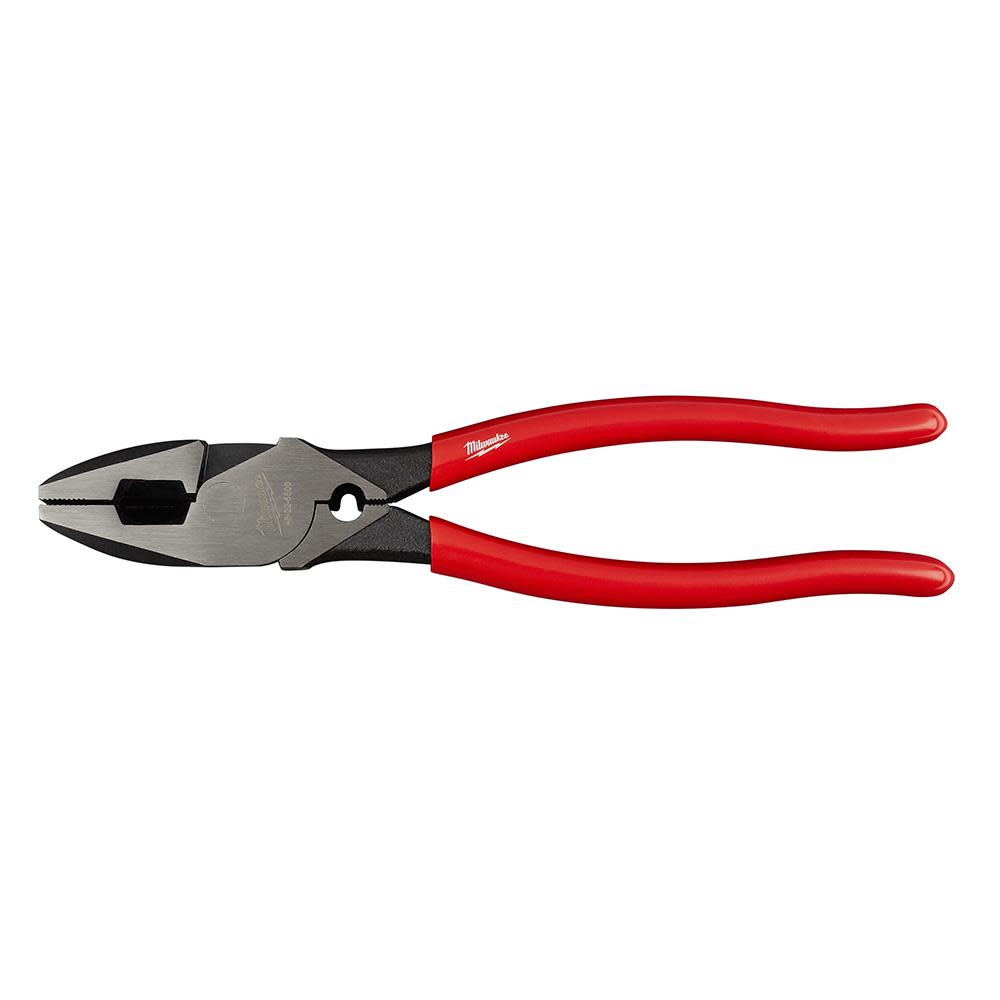 Milwaukee High Leverage Linesman’s with Crimper-Dipped - Flockneti