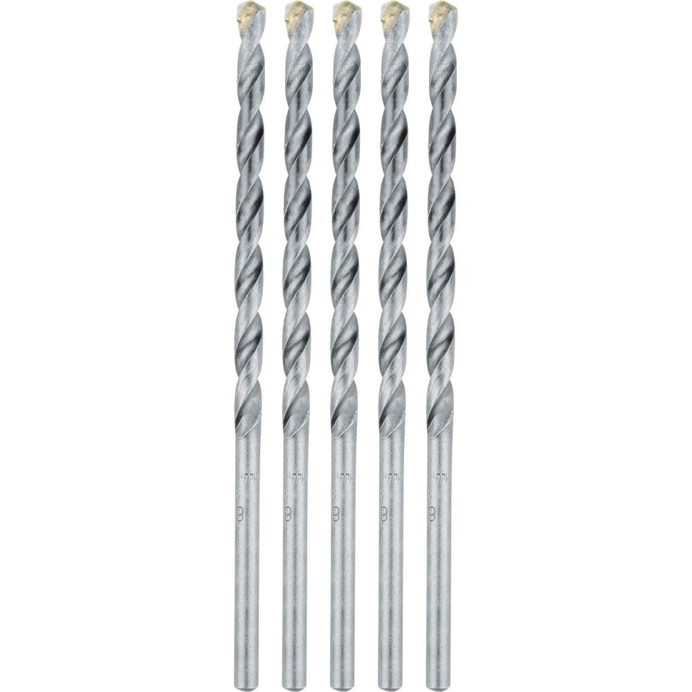 Makita Masonry Hammer Drill Bits 1/4″ x 6″ Carbide Tipped Percussion 5pk - Flockneti