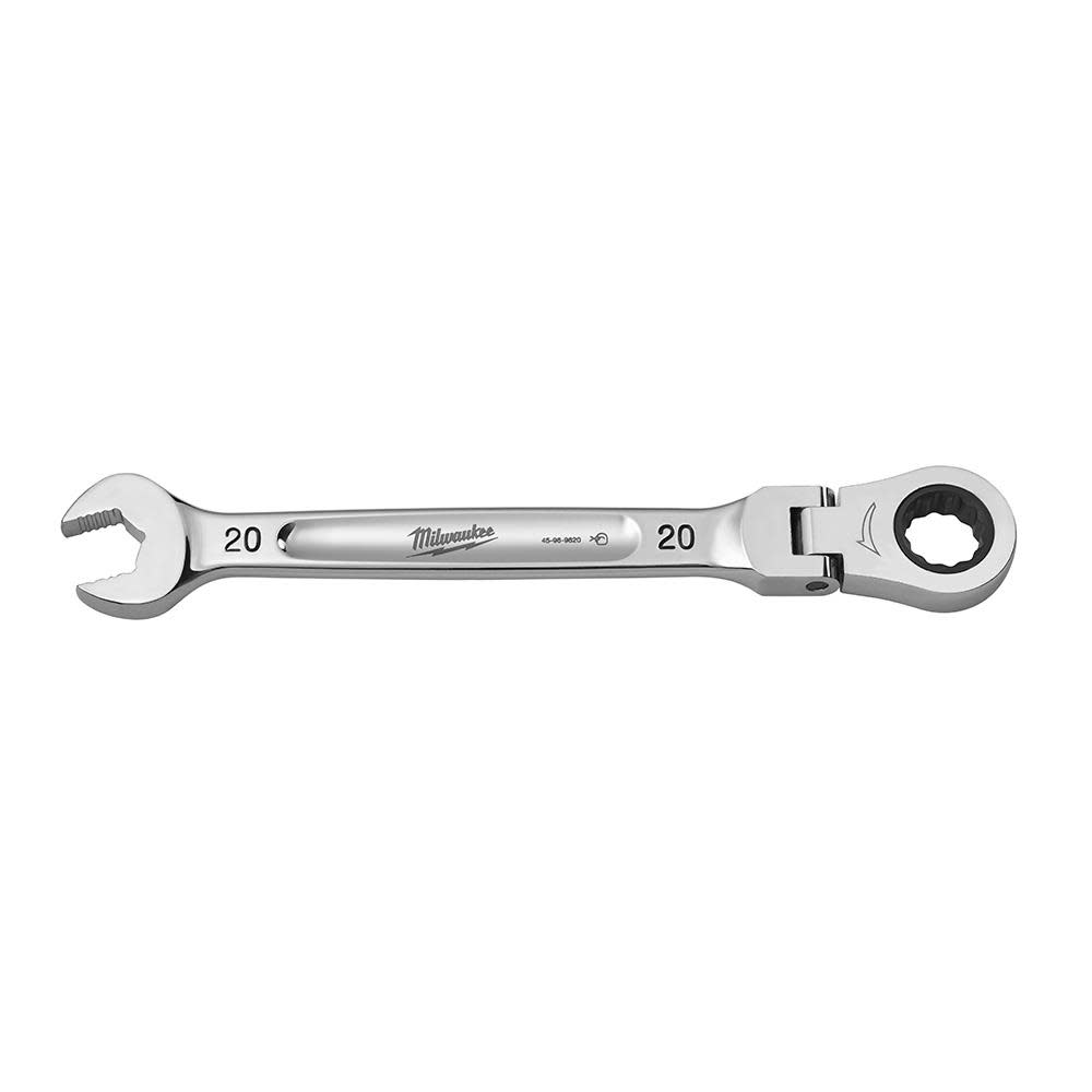 Milwaukee Combination Wrench Flex Head Ratcheting 20mm - Flockneti
