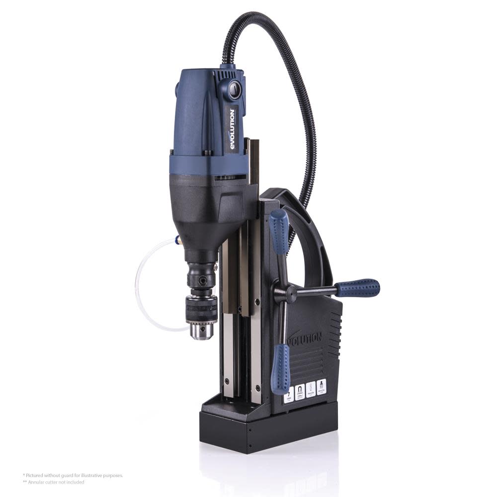 Evolution Power Tools 1-1/8 in Industrial Magnetic Drill with Carry Case - Flockneti