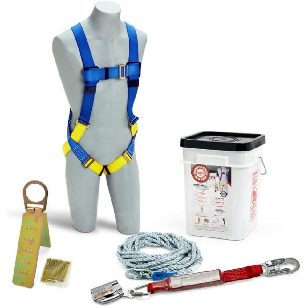 DBI Sala Compliance in a Can Roofer’s Fall Protection Kit - Flockneti