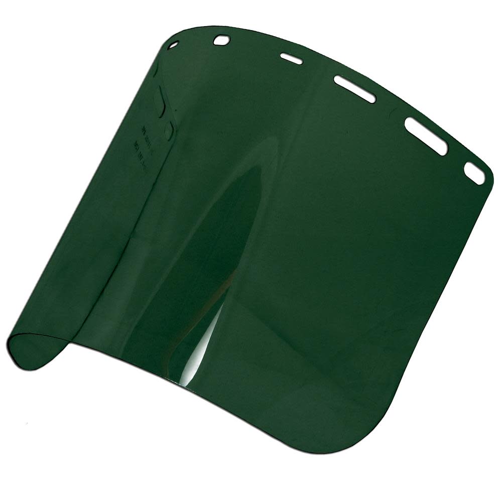 ERB 8168 Green Polycarbonate IR Shade 5 Face Shield 20/Case - Flockneti