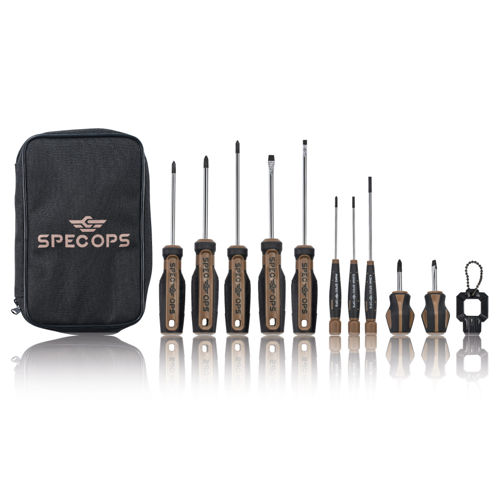 Spec Ops Screwdriver Set with Case 10pc - Flockneti
