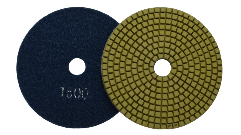 National Flooring Equipment 5 In. Polishing Pad – Resin Bond – 1500 Grit - Flockneti